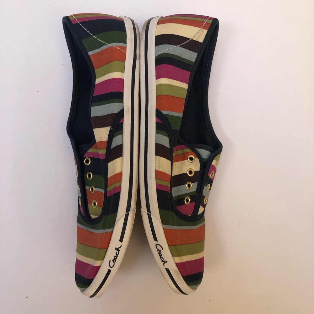 Women’s audrina Coach multicolor flats. Size 9 - Picture 5 of 7